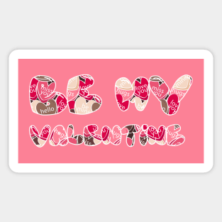 Be my Valentine Sticker